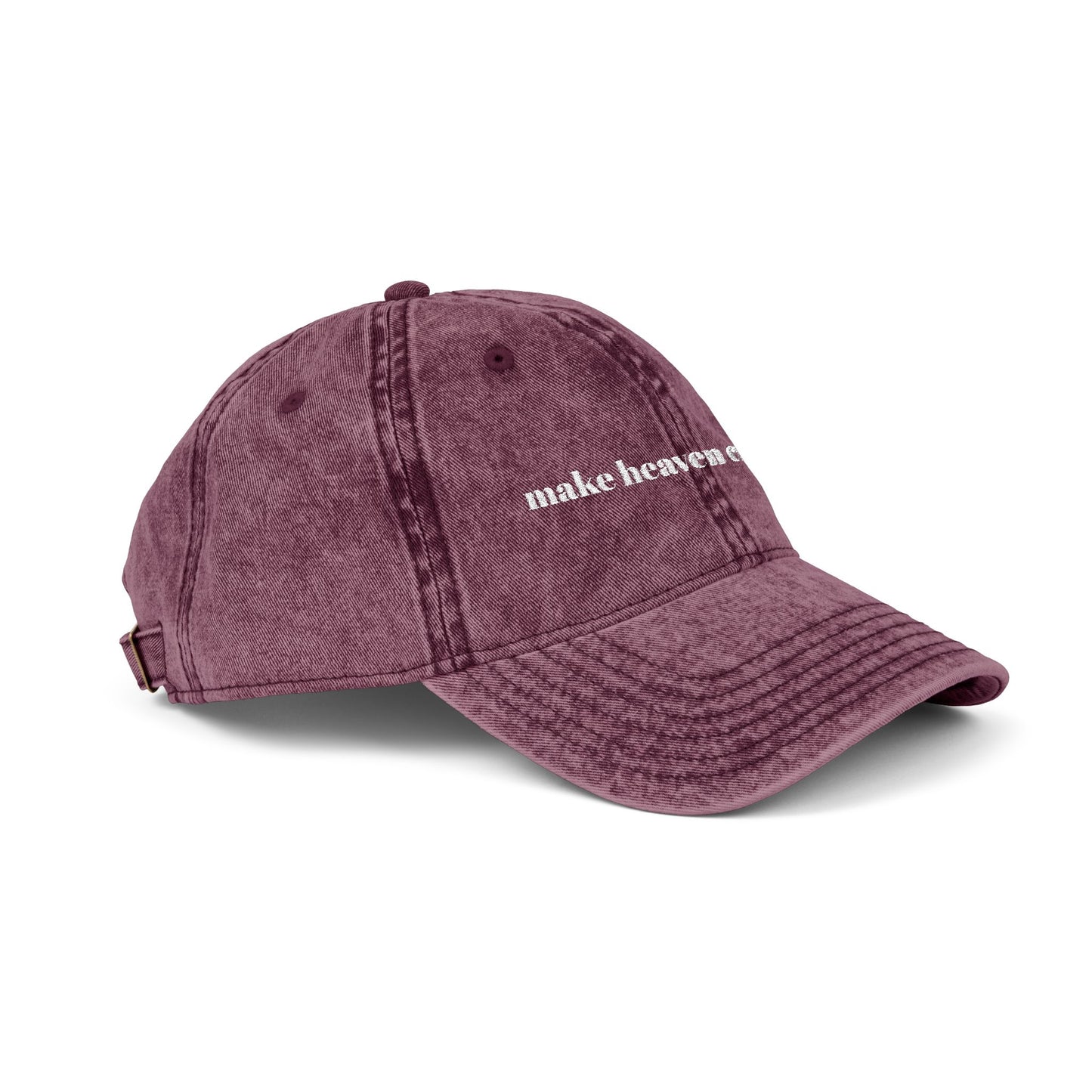 Make Heaven Crowded Cap