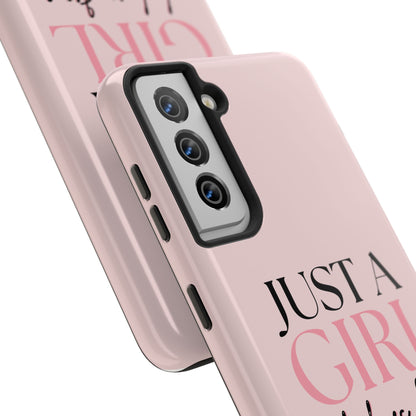Just A Girl Trendy Phone Case