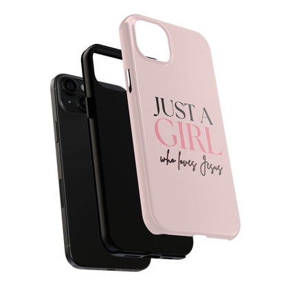 Just A Girl Trendy Phone Case