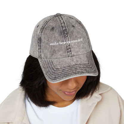 Make Heaven Crowded Cap