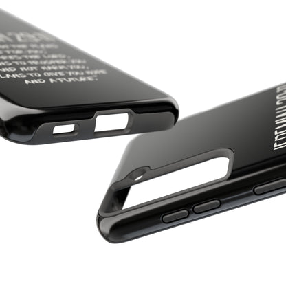 Jeremiah 29:11 Bible Verse Phone Case