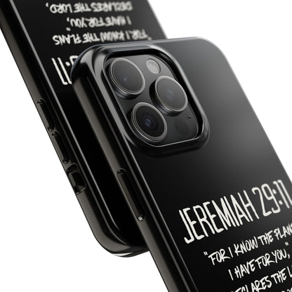 Jeremiah 29:11 Bible Verse Phone Case