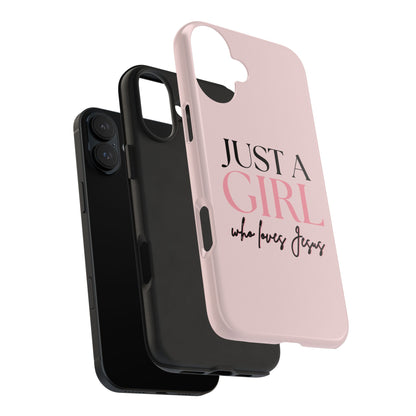Just A Girl Trendy Phone Case