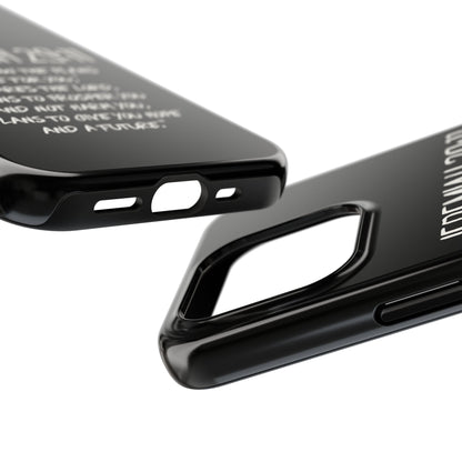 Jeremiah 29:11 Bible Verse Phone Case