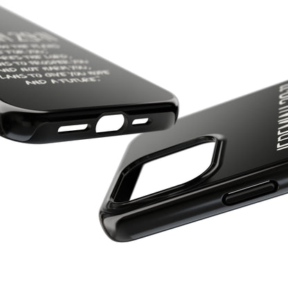 Jeremiah 29:11 Bible Verse Phone Case