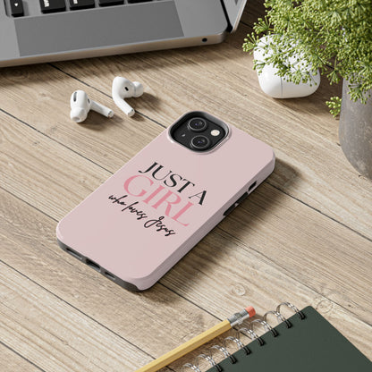 Just A Girl Trendy Phone Case